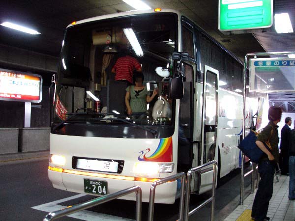 22,釧路から札幌へ：くしろバス「スターライト釧路号」：2006/8/1【2006/7北海道】 | ピーナッツの旅行記録