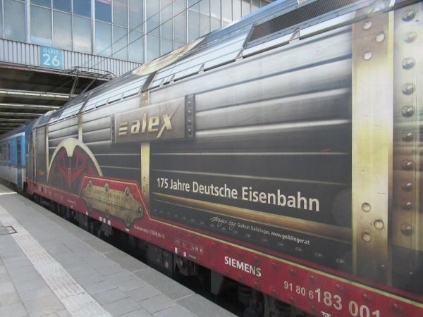 9 ミュンヘンからホーフへ Alx 1等車 3 1 2ヨーロッパ ピーナッツの旅行記録