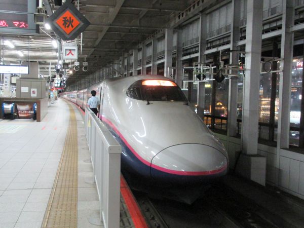 2,東京から仙台へ：JR東北新幹線：やまびこ159号：E2系：2020/10/8【2020/10東北】 | ピーナッツの旅行記録