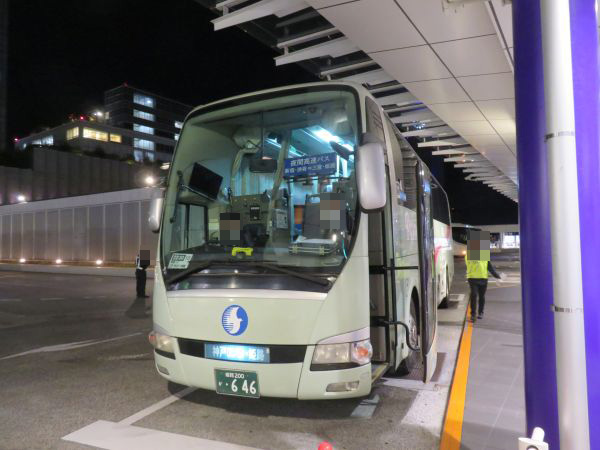 2,東京から姫路へ：神姫バス「新宿・渋谷～神戸・姫路線